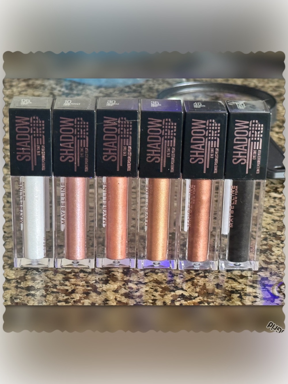 Maybelline (6) pc SHADOW DRIP EYE TINT SHIMMER LIQUID EYESHADOW
